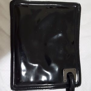 Lackered black clutch